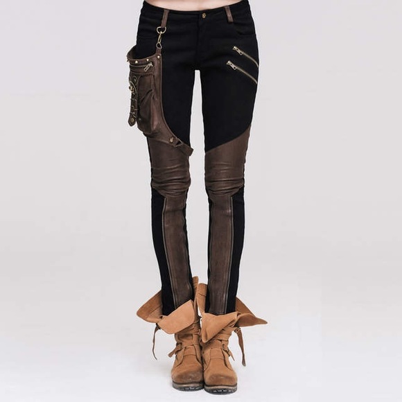 Pants - NWT-Devil Fashion Punk Vintage Spliced Pants